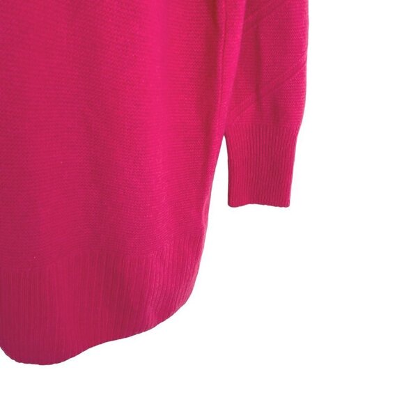 Pure Collection Cashmere Sweater Womens Size 12 Pink Solid FS-1147 - Picture 4 of 8